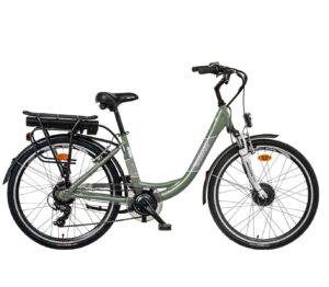 Mestský elektro bicykel LIBERTY E-VIA 6 SPD predný motor